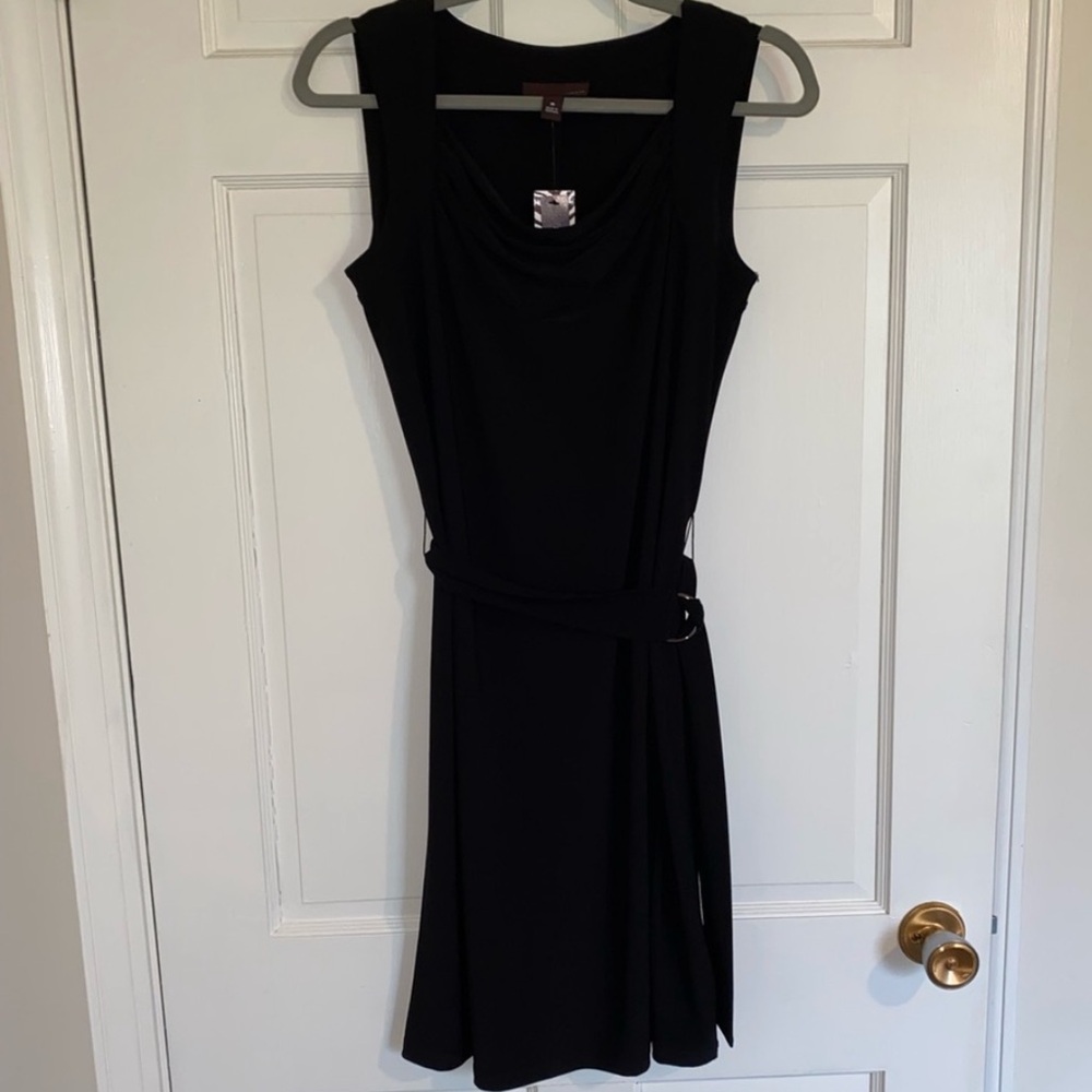 NWT Dana Buchman Little Black Dress with Scoop Neck Size Medium